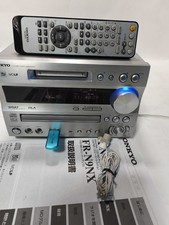 ONKYO FR-N9NX Silver AC100V CD MD USB Tuner Amplifier Serviced Remote Manual
