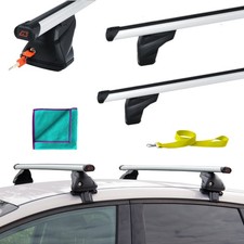 G3 Pacific Aluminium silber Dachträger für Audi A4 B9 4-Tür (ab 2015)