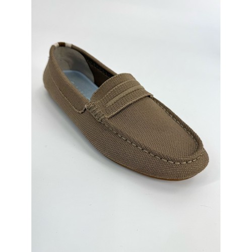 Rothy's The Daily Driver Penny Loafer Flats Shoes, Portobello Brown, Size 8.5