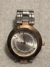 Reloj Cuarzo Esika Dos Tonos Plata Y Oro