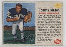1962 Post Tommy Mason #178 Rookie RC