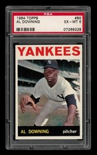 1964 Topps Set-Break # 86 Al Downing PSA 6 EX-MT
