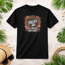 Raised ON Old School Graffiti Rap Hip HOP Tshirt Cassette T-Shirt Size S-3XL