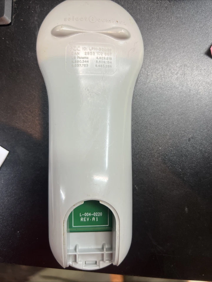 Sleep Number Bed Wireless Remote Control LPM-3000G Pre-owned Tested Working - Image 4 of 4