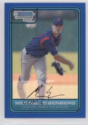 2006 Bowman Draft Chrome Picks Blue Refractor /199 Michael Eisenberg #DP54 0l1