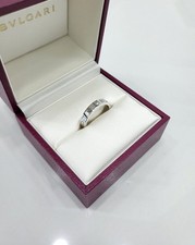 Anello essenziale Bulgari B.zero1 in oro bianco 59 (misura 18) 153576854