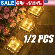 Solar Powered Fairy Lantern Light Outdoor Waterproof Path Lawn Garden Decor Lamp