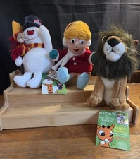 1999 CVS Stuffins Rudolph Island Misfit Toys Plush-Lot of 2-Frosty-Karen-King 