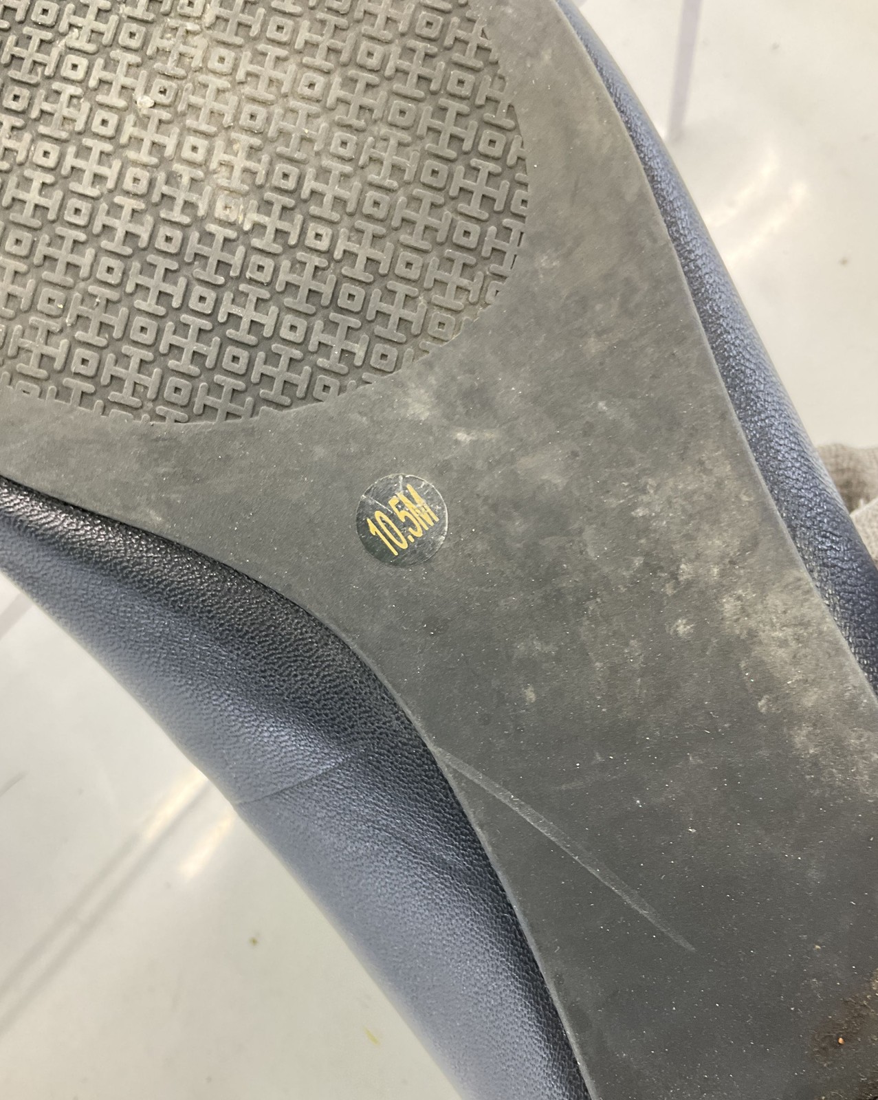 Tory Burch Navy Blue Leather Ballet Flats 10.5M thumbnail 7