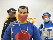 1992 GI Joe Figures & Accessories - Lot of 3 - Cobra Com, Stalker & Snake Eyes