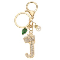 FüR Bling Buchstabe A-Z SchlüSselanhäNger Gold SchlüSselring FüR Frauen
