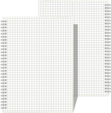 AHGXG Graph Paper Notebook Spiral 2 Pack - Large B5 Grid Notebook 7.3"X 10", ...