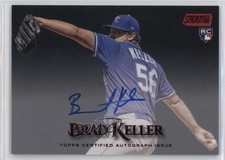 2019 Topps Stadium Club Red Foil 5/50 Brad Keller #SCA-BK Rookie Auto RC 11z5