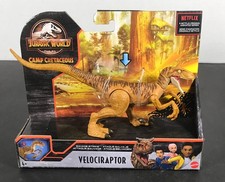 VELOCIRAPTOR Savage Strike JURASSIC WORLD Camp CRETACEOUS Orange Figure NEW 2020