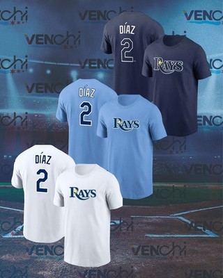 Yandy Díaz #2 Tampa Bay Rays Team Name & Number Player SHIRT UNISEX