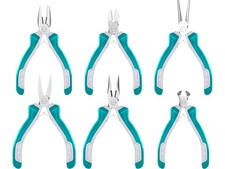 Precision Mini Pliers Set 6pc Jewellery Electronics Craft Hand Tools