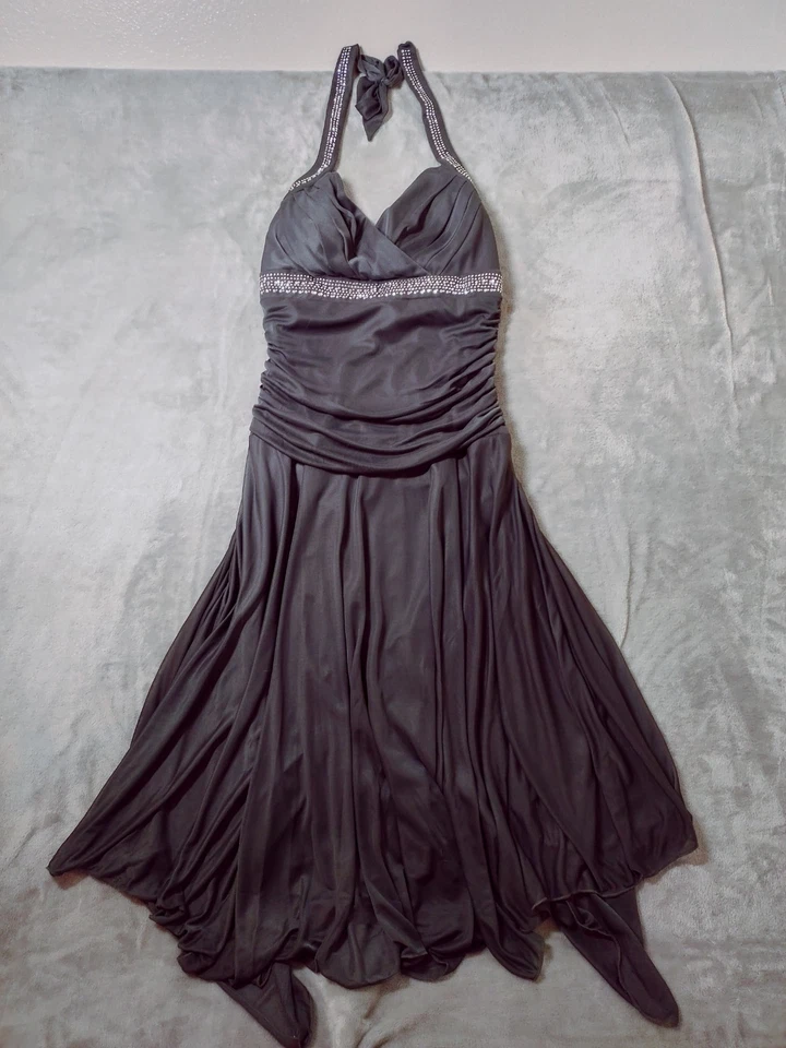 Vestido halter vintage trixi para mujer talla XL Y2K Whimsigoth Fairy grunge  Foto 3 de 4