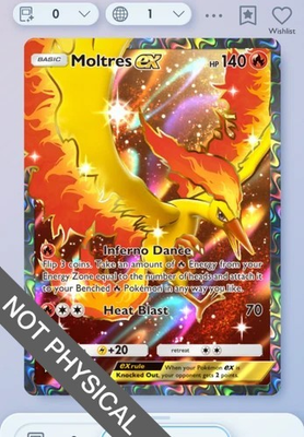 #ad Pokemon TCG POCKET Moltres Full Art 2⭐ Genetic Apex English $2.49