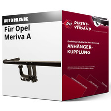 Für Opel Meriva A Typ X03 (Auto Hak) Anhängerkupplung horizontal abnehmbar neu
