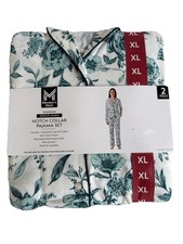 Member's Mark Women's Dream Mark Classic XL 2-Piece Notch Collar Pajama Set
