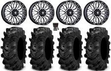 MSA Clubber 14" Wheels Machined 28" Cryptid Tires Sportsman 550 850 1000