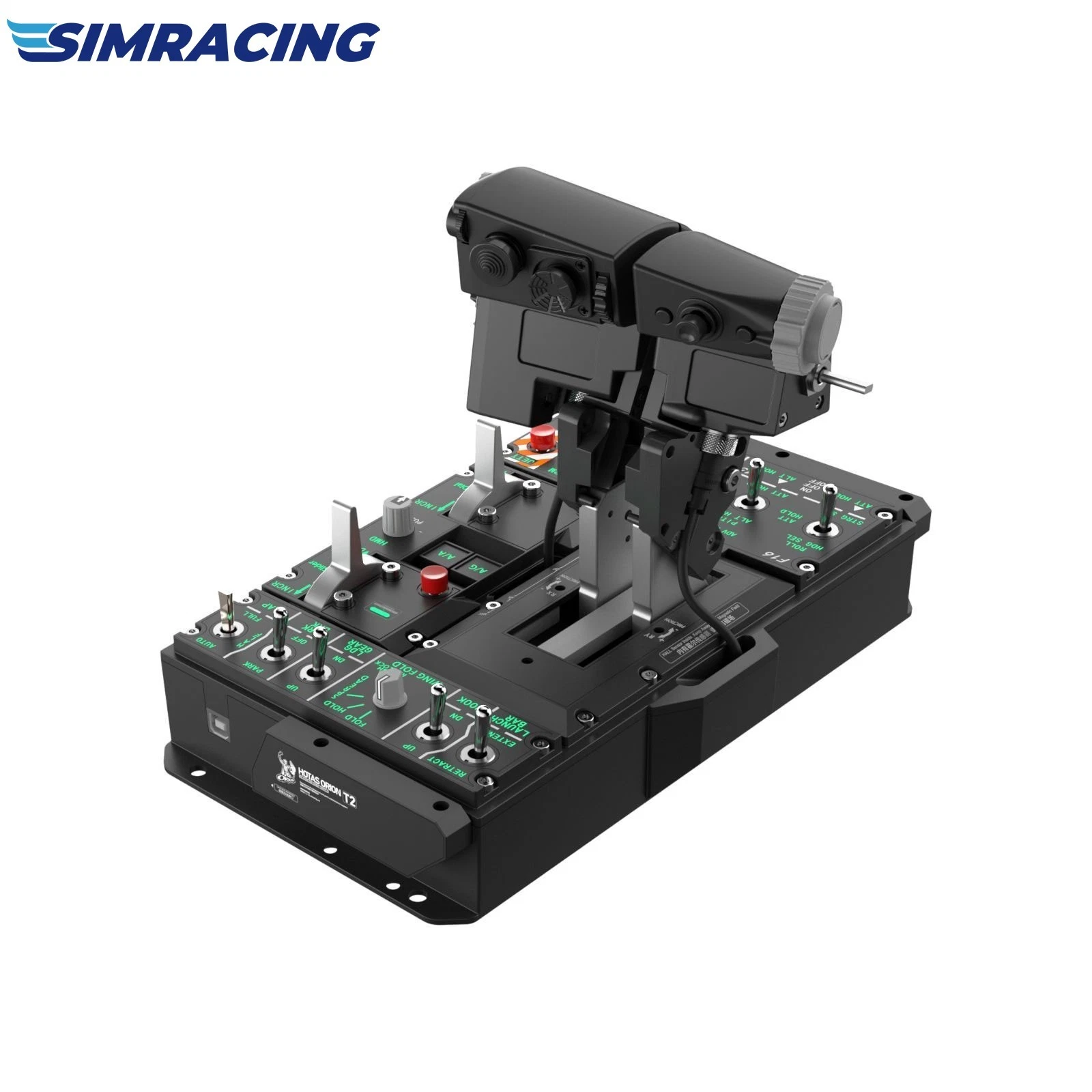 WINWING Orion2 StrikeAce EX Metal Throttle Base & Grip Flight Game Simulator Kit