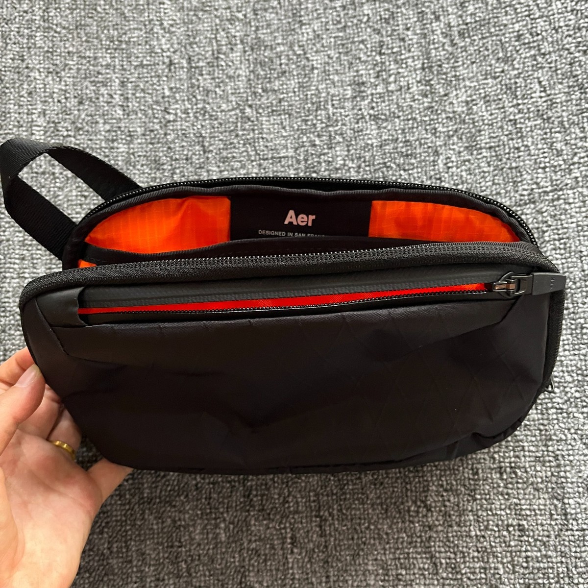 Aer Slim Pouch X-Pac Black Excellent Condition Photos of Actual Item