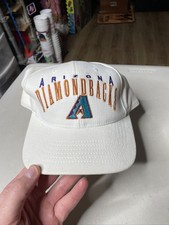 vtg arizona diamondbacks hat Genuine Merchandise White NWT
