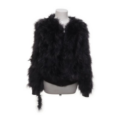 Furst, Federjacke, Damen, Größe: 38, Grau, Feder/Leder, Leopard -JZH