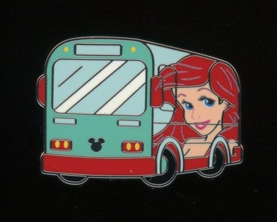 DLR Ariel Disney Buses Wave A Series 4 2026 Hidden Mickey Disney Pin 182462