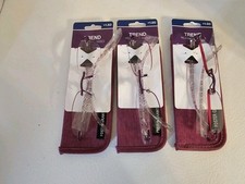 Foster Grant Lot 3 Dani Reading Rimless Glasses Ladies 1.50 With Case
