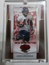 2007 Leaf Certified Materials New Generation Mirror Red /100 Ahmad Bradshaw 2d8