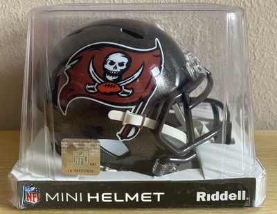 Riddell Mini Casque Tampa Bay Buccaneers 1997-2013 – Replica Officiel NFL Throwback 13 Cm