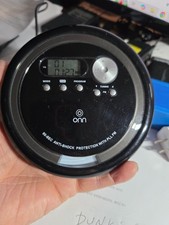ONN ONB14AV202 Portable CD Player W/ FM Radio 60-Second Anti-Shock Protec READ