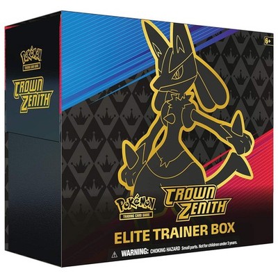 Pokemon TCG Krone der Zenith Elite Trainer Box Lucario Edition - Englisch