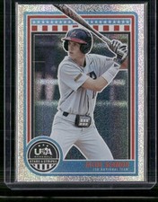 2025 Panini Stars and Stripes USA Baseball #34 Jacob Seamon Opening Day
