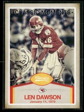 2016 Panini Classics #4 Len Dawson Classic Moments