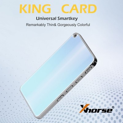 Xhorse XSKC05EN Universal Smart Proximity KING CARD Remote Key Sky Blue 4 Button