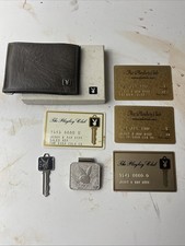Vintage Playboy Club: Key, Wallet, Money Clip, Membership Cards (4) Authentic