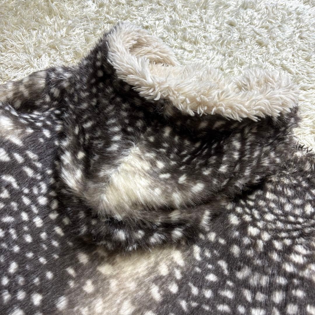 Tsumori Chisato fur Bambi spotted seal hoodie jacket size:2 | eBay