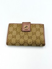 Gucci GG Canvas Wallet Vintage Authentic