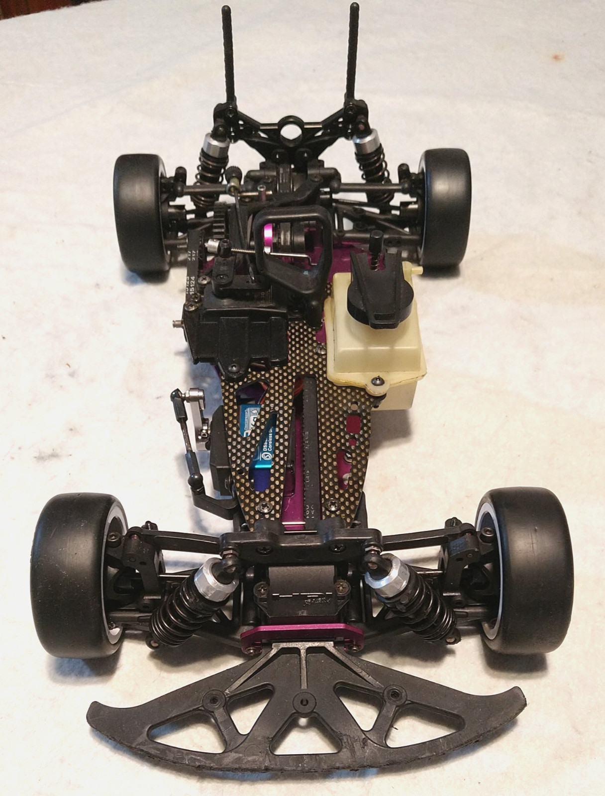 HPI Racing Nitro RS4 Rolling Chassis w/Graphite Upper Deck 1/10 Touring RC Car 