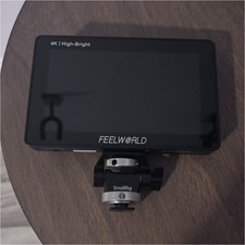 Feelworld 4K High-Bright Video Monitor with Hot-Shoe Mount