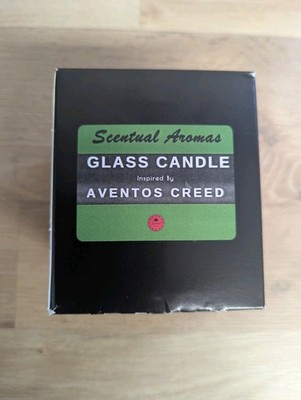 Scentual Aromas 680g Glasglas Duftkerze mit Deckel CREED INSPIRED Neu Verpackt