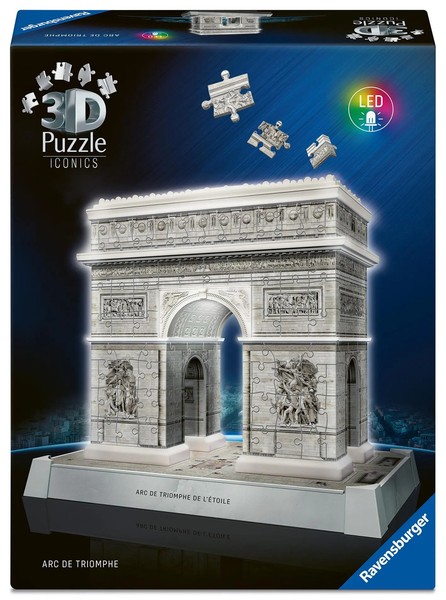 3D Puzzle Iconics: Triumphbogen Paris - Mit Licht | Deutsch | Spiel | Puzzle-image
