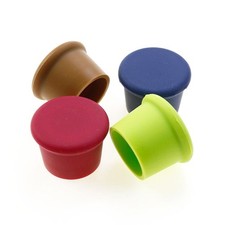 Tappo per vino in silicone riutilizzabile senza perdite tappo di tenuta bottiglia