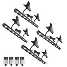 Instahibit Adjustable LED Light for Retractable Banner Stand Trade Show 4 Packs