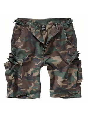 Brandit BDU Ripstop Shorts in Woodland