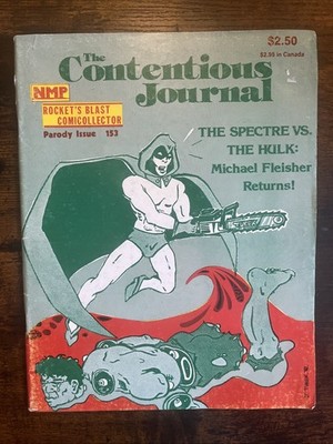 Contentious Journal - 1983 Spectre VS Hulk Rocket's Blast Comicollector #153