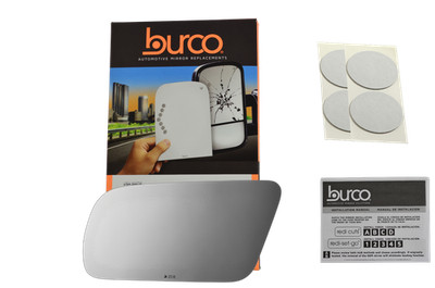 Fits 86-89 Celica Driver Mirror Glass Lens w/Adhesive No Rear